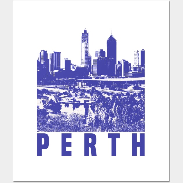 Perth Wall Art by Den Vector